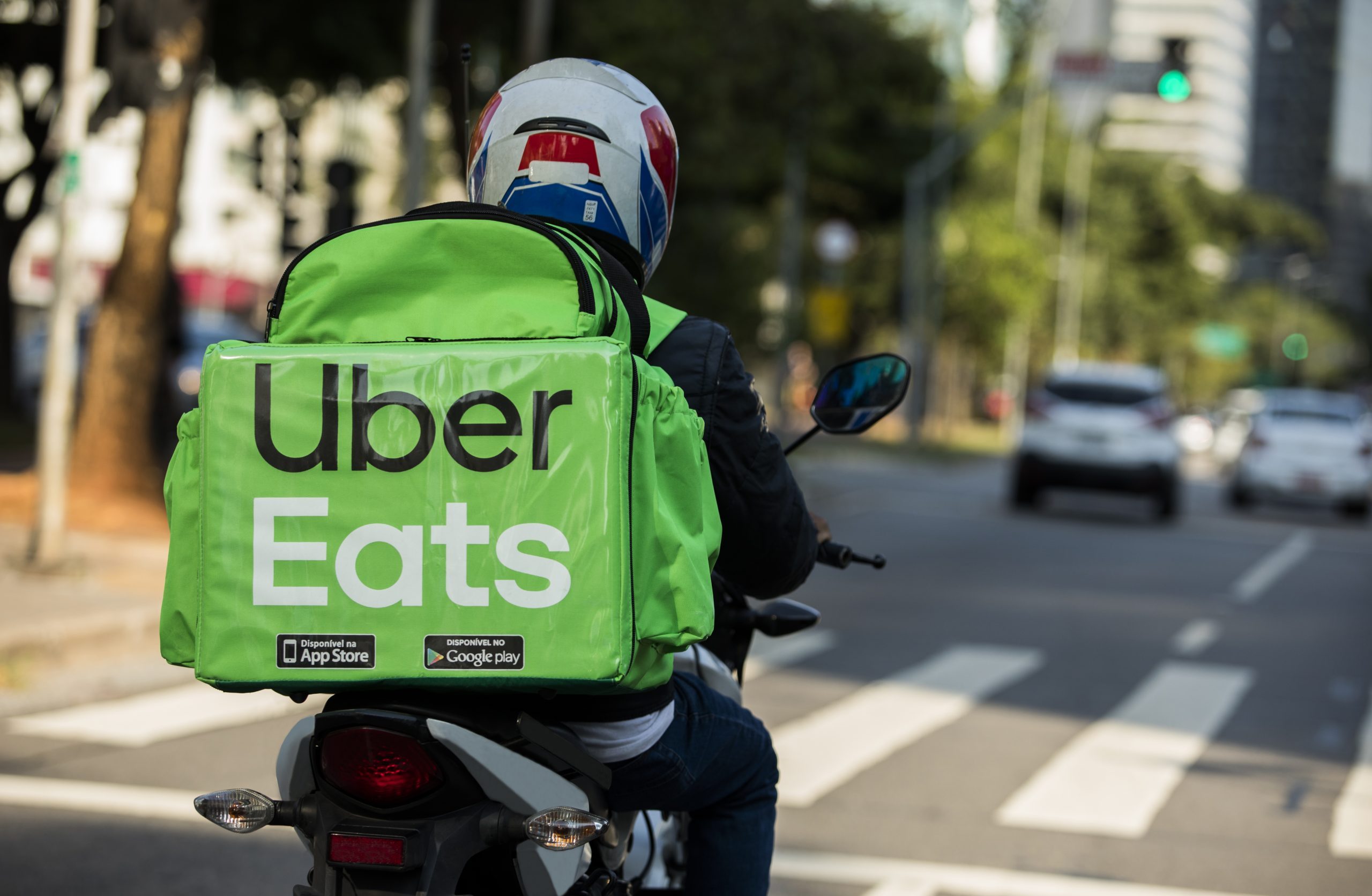 Uber Eats delivery driver