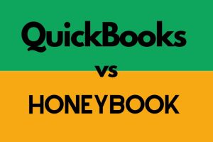 Image Reads Honeybook vs Quickbooks