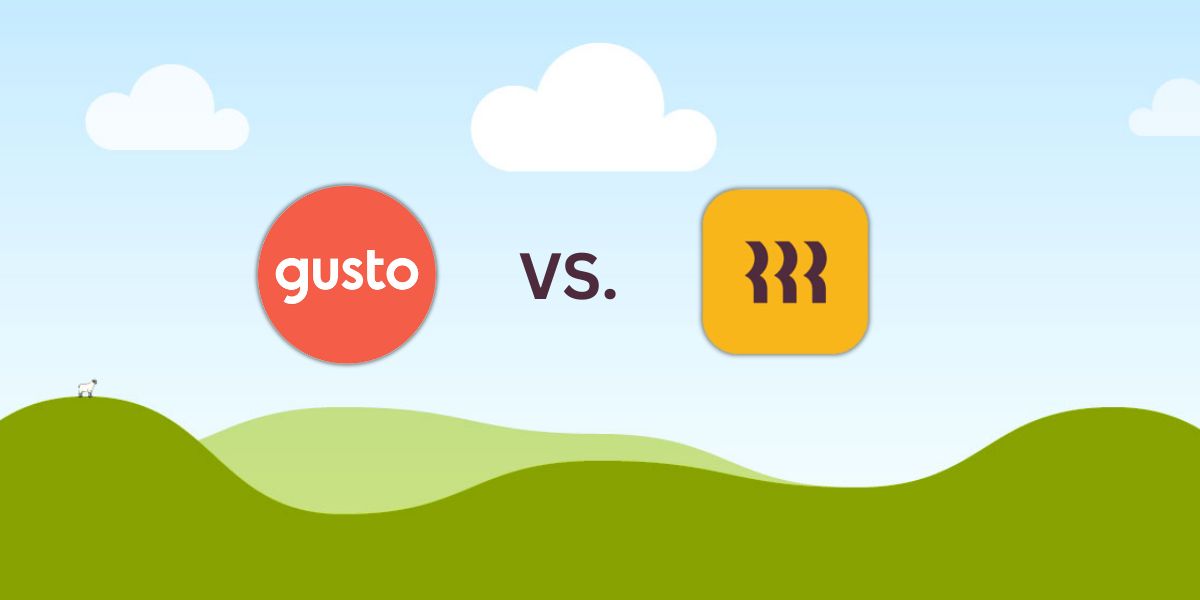 gusto vs rippling review, gusto logo and rippling logo